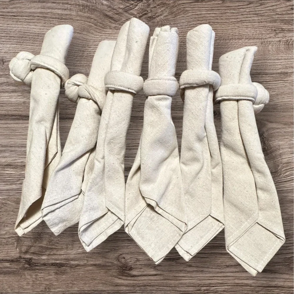 Set Of 6‎ Place Settings - Chinese Blessing Placemats/Napkins/Rings/Chopsticks